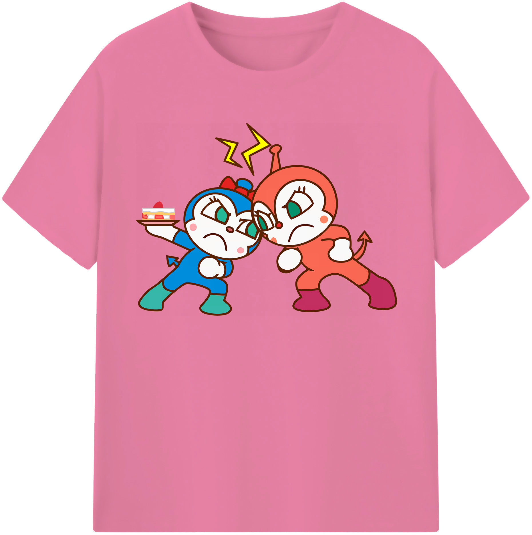 （画像用） アンパンマン Anpanman 綿100％半袖Tシャツ（フロントプリント）